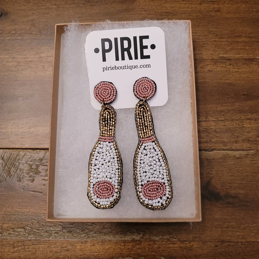 3" Wine Bottle Earrings